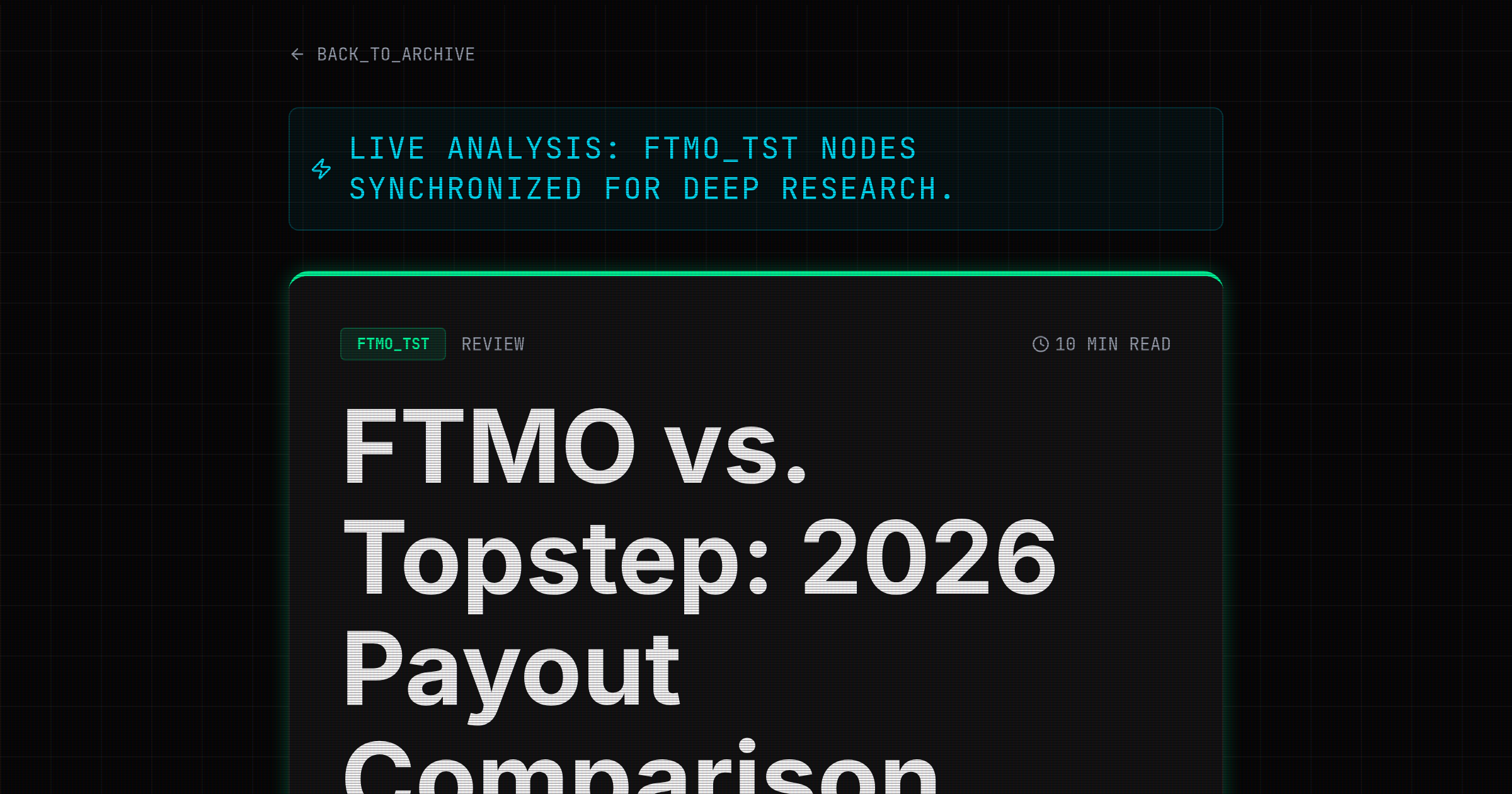 FTMO vs. Topstep: 2026 Payout Comparison